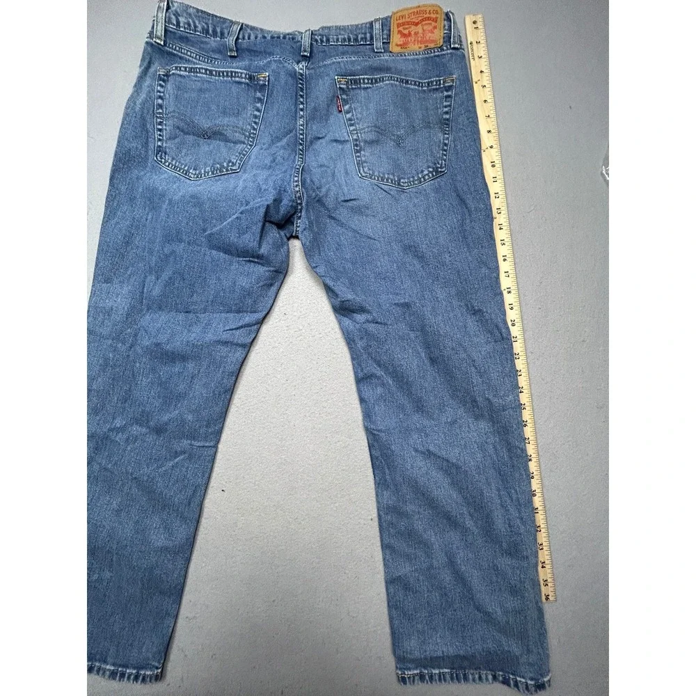 Levi's 559 Relaxed Straight Denim Jeans Blue W38 L30 Mens